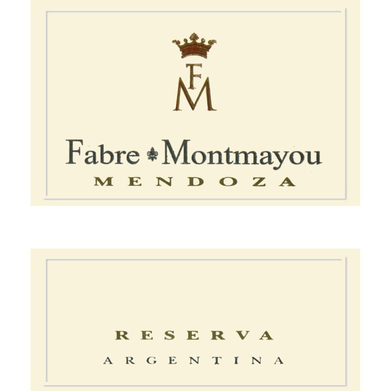 Fabre Montmayou Rose 2014 Front Label