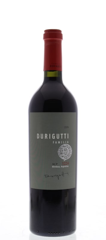 Durigutti Familia Malbec 2009 Front Bottle Shot