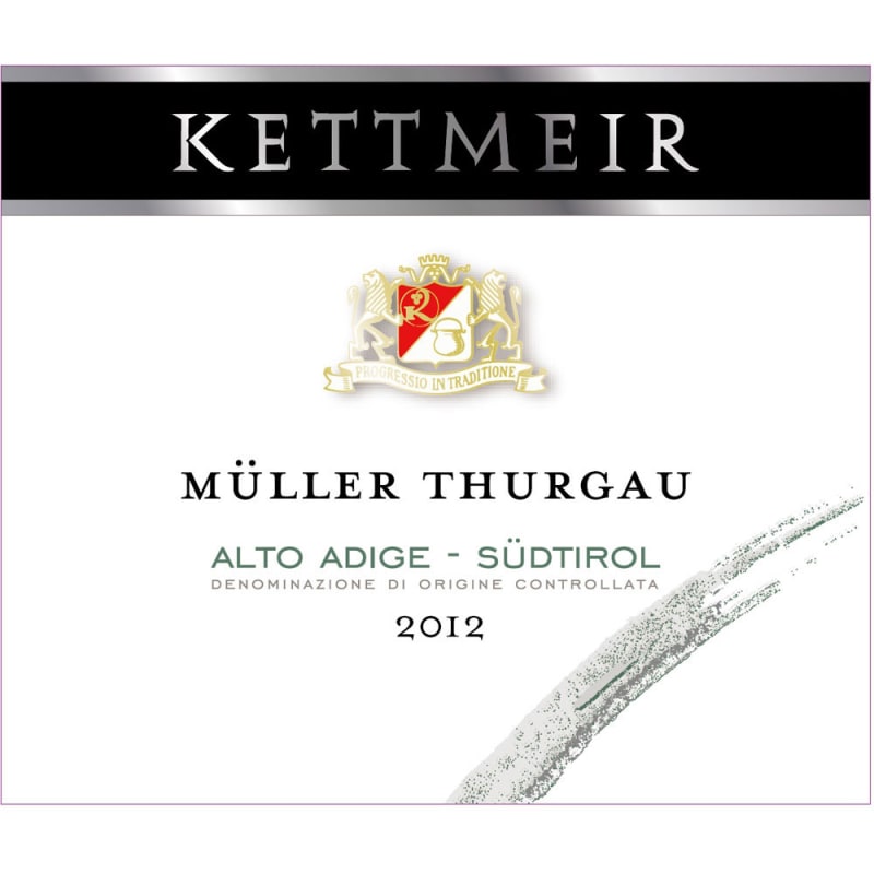 Kettmeir Muller Thurgau 2012 Front Label