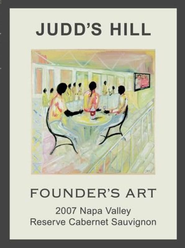 Judd's Hill Founder's Art Reserve Cabernet Sauvignon 2007 Front Label