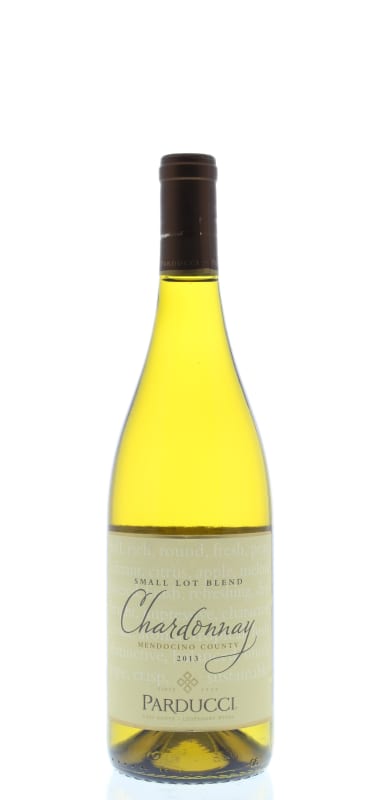 Parducci Small Lot Blend Chardonnay 2013 Front Bottle Shot