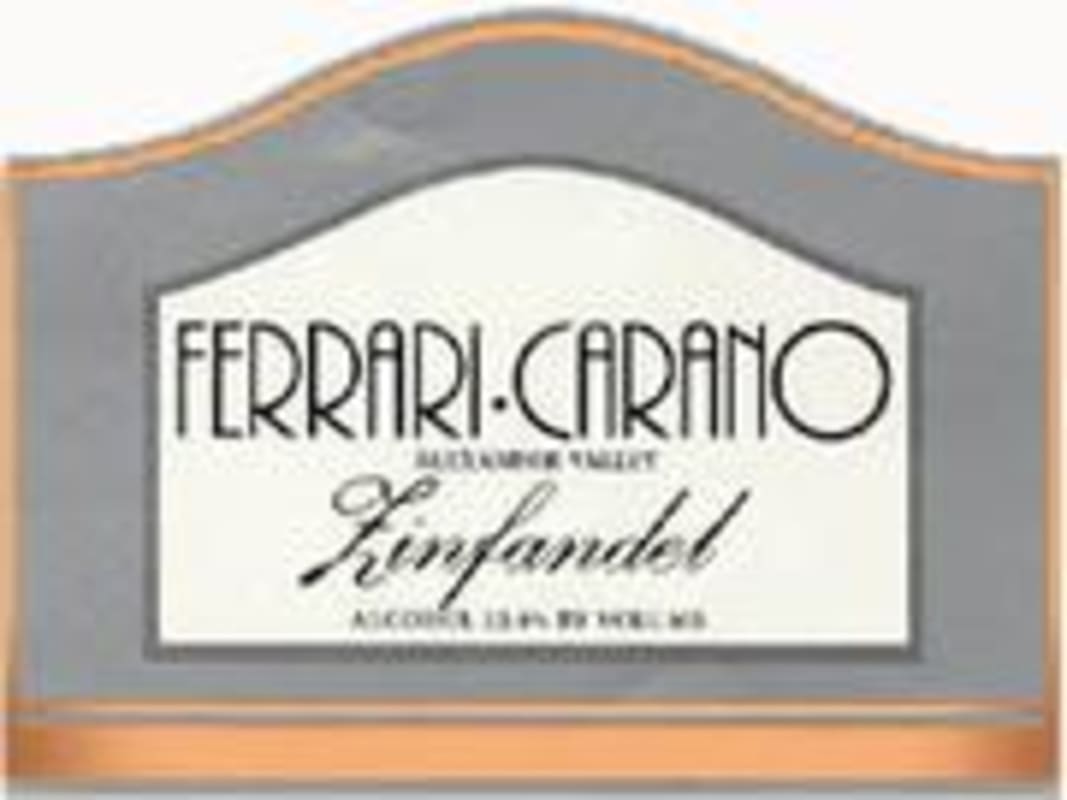 Ferrari-Carano Zinfandel 1997 Front Label