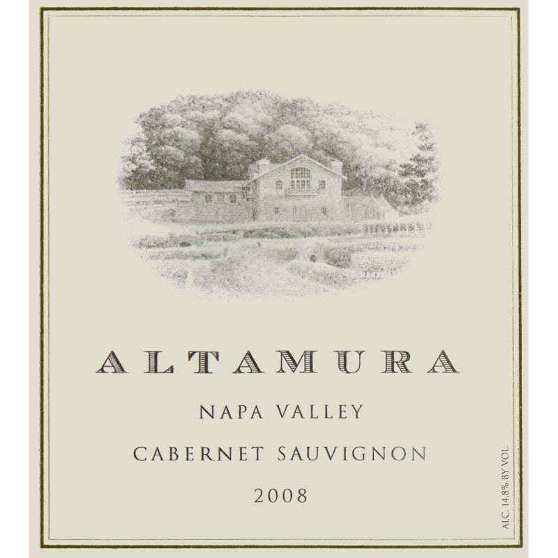 Altamura Cabernet Sauvignon 2011 Front Label
