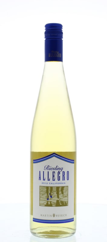 Martin & Weyrich Allegro Riesling 2012 Front Bottle Shot