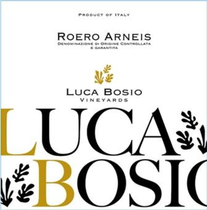 Luca Bosio Roero Arneis 2013 Front Label