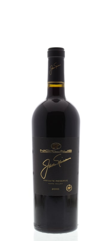 Jack Nicklaus Private Reserve 2010 Front Bottle Shot