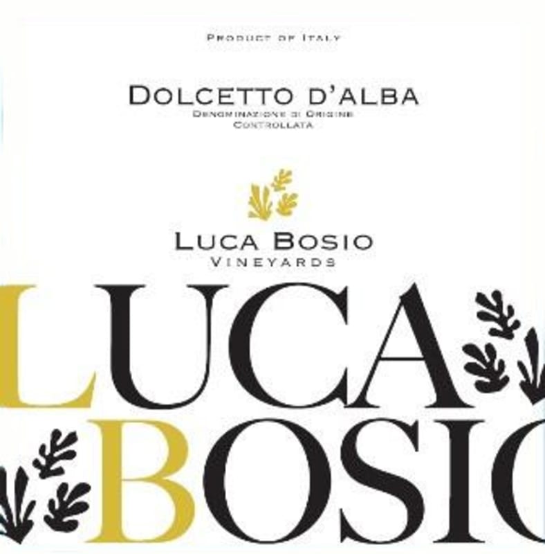 Luca Bosio Dolcetto d'Alba 2014 Front Label