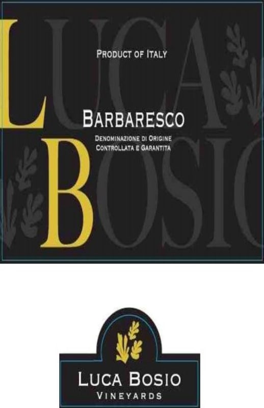 Luca Bosio Barbaresco Vineyards 2011 Front Label