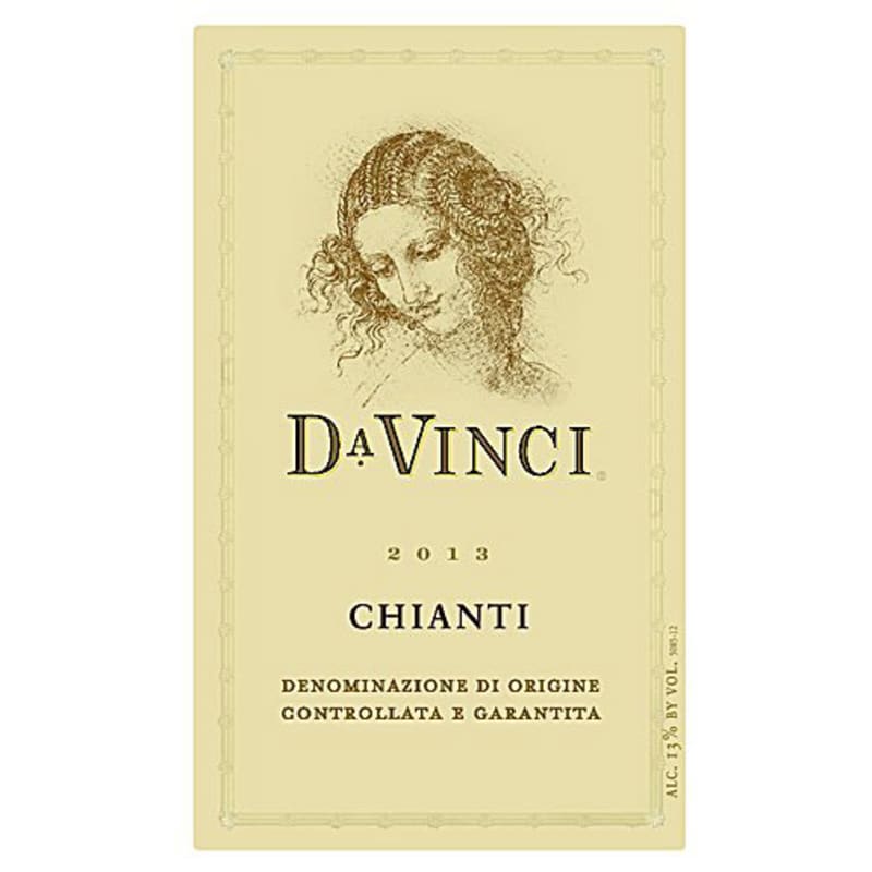 Da Vinci Chianti 2013 Front Label