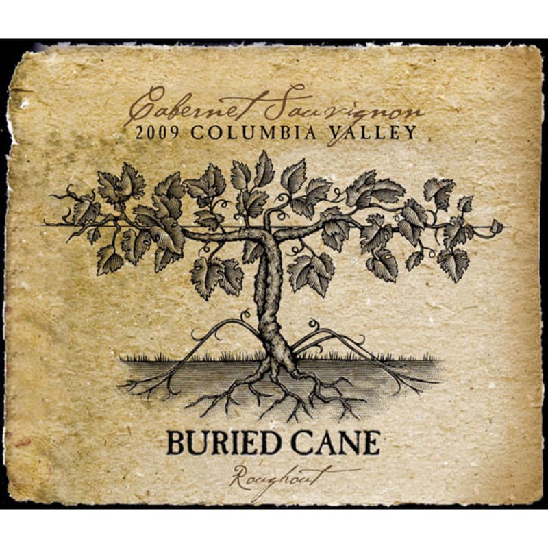 Buried Cane Cabernet Sauvignon 2009 Front Label