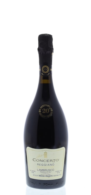 Medici Ermete Concerto Reggiano Lambrusco 2013 Front Bottle Shot