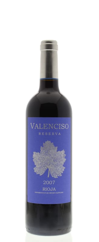 Valenciso Reserva 2007 Front Bottle Shot