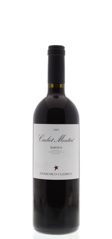 Domenico Clerico Barolo Ciabot Mentin 2007 Front Bottle Shot
