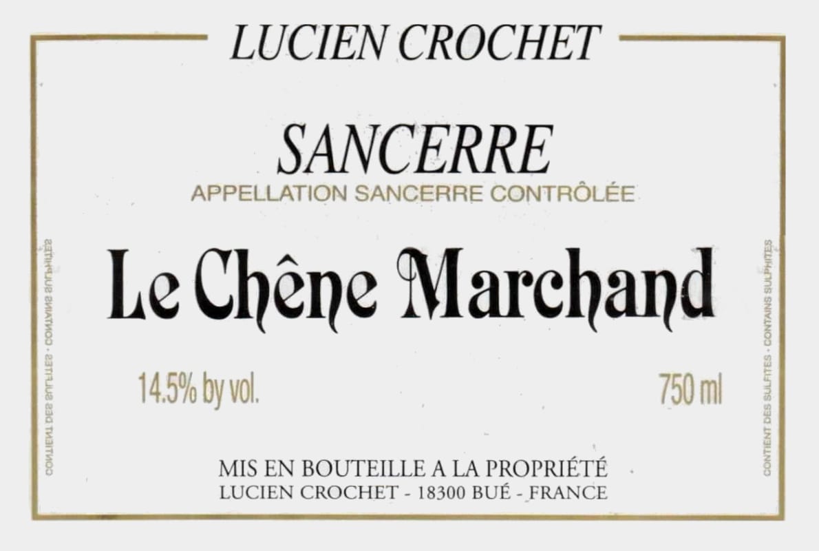 Lucien Crochet Le Chene Marchand Sancerre 2011 Front Label