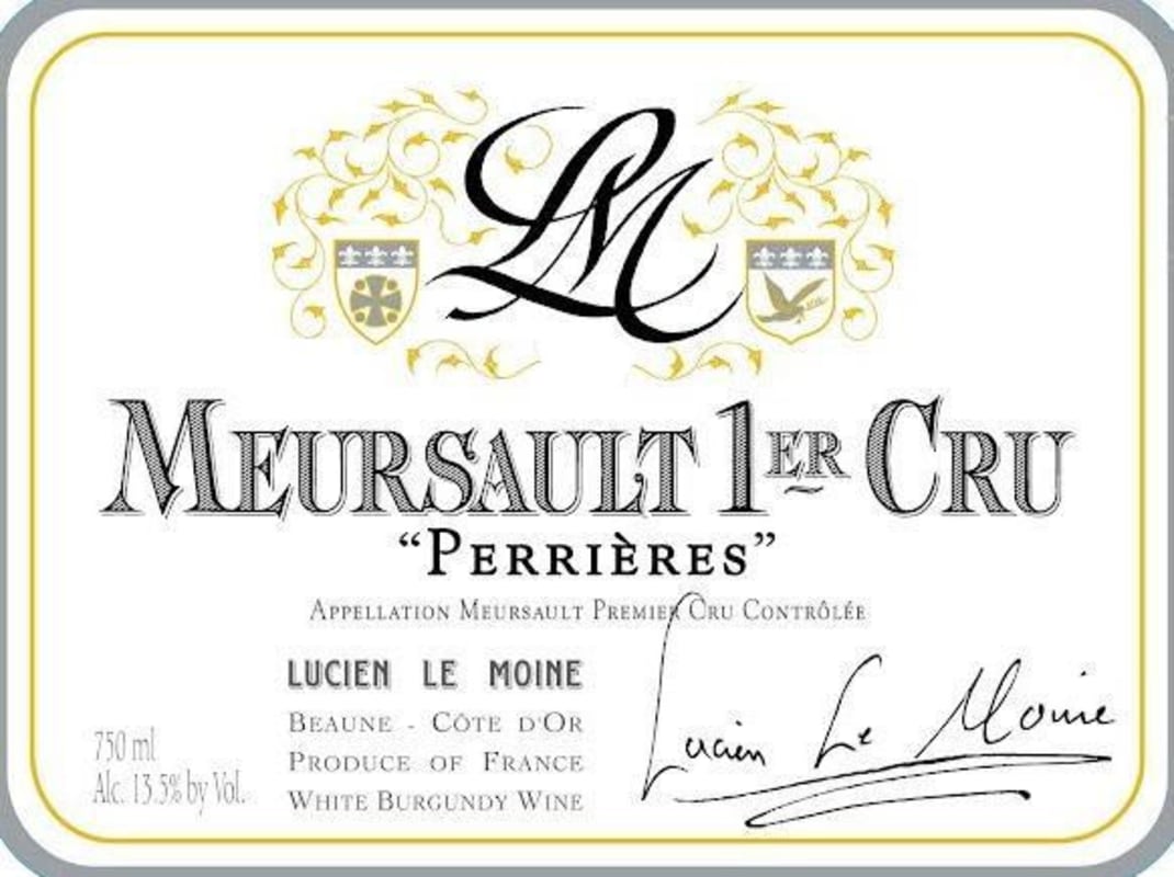 Lucien Le Moine Meursault Premier Cru Perrieres 2011 Front Label