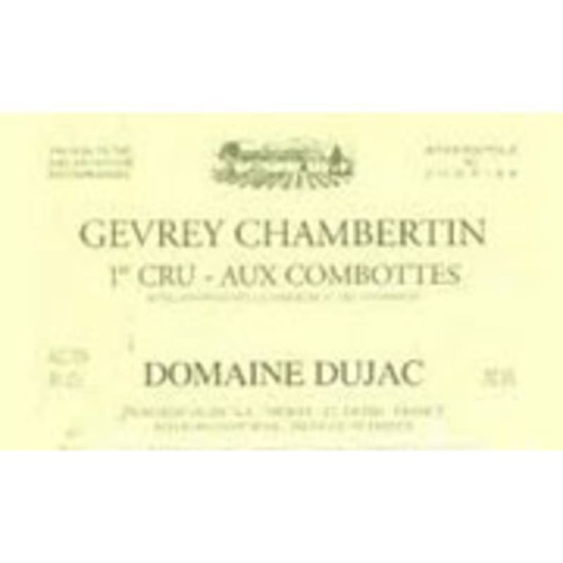 Domaine Dujac Gevrey Chambertin Aux Combottes Premier Cru 1996 Front Label