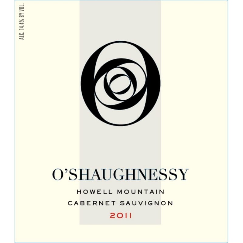 O'Shaughnessy Howell Mountain Cabernet Sauvignon 2011 Front Label