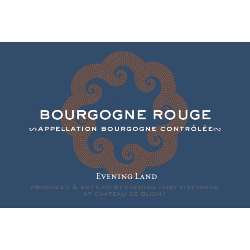 Evening Land Bourgogne Rouge Pinot Noir 2012 Front Label