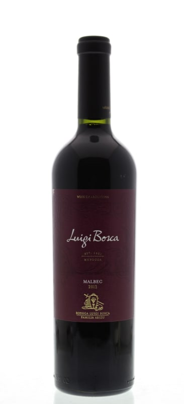 Luigi Bosca Malbec 2012 Front Bottle Shot