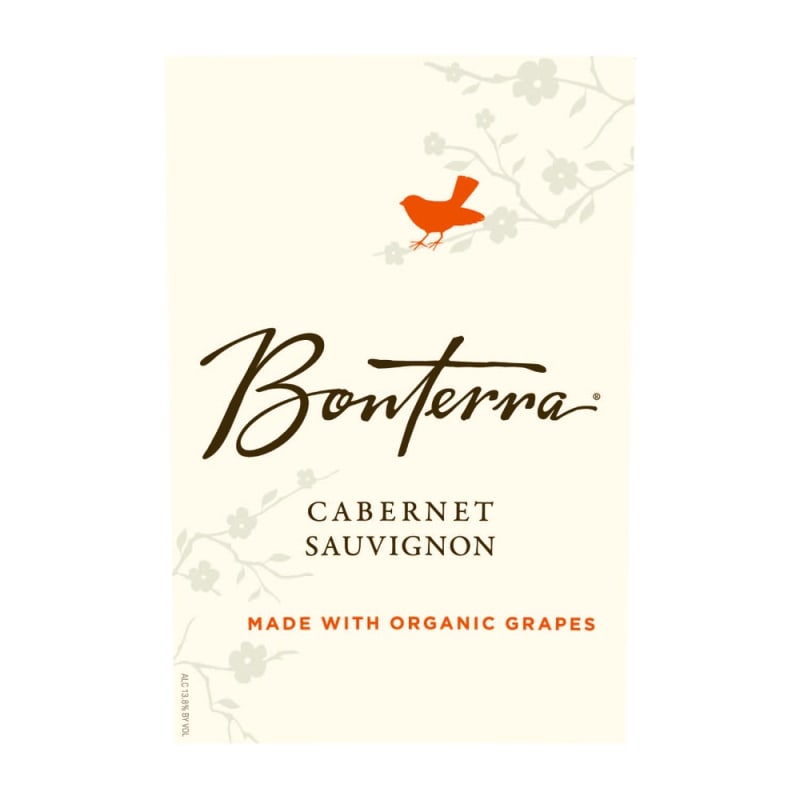 Bonterra Organically Grown Cabernet Sauvignon 2011 Front Label