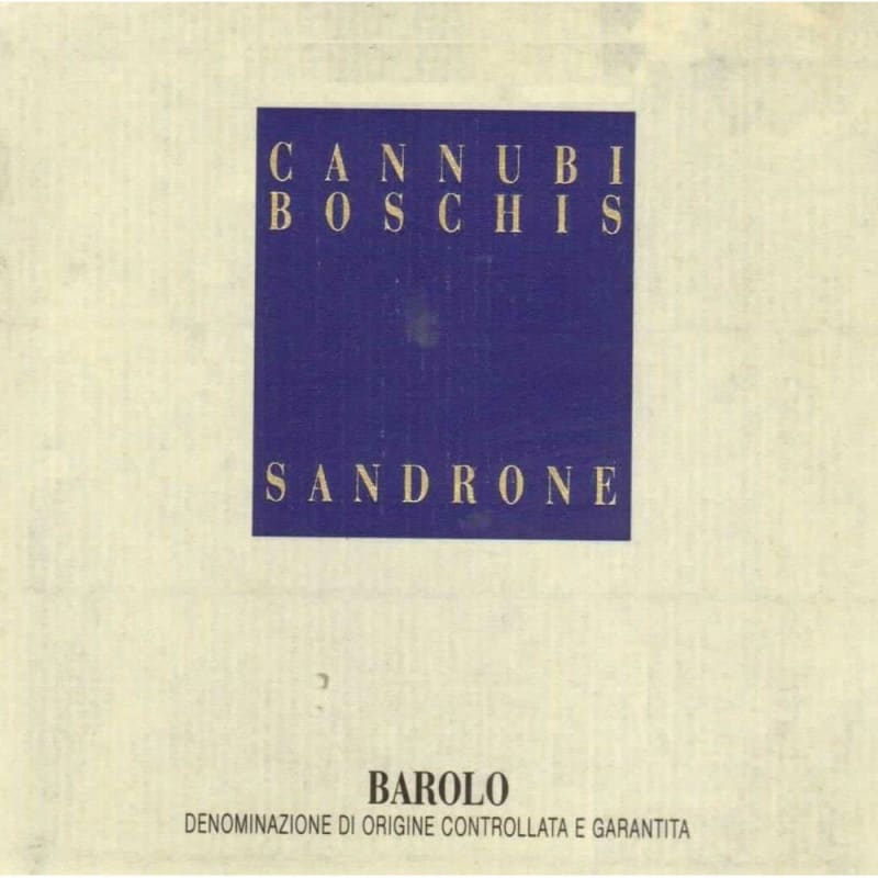 Sandrone Barolo Cannubi Boschis (1.5 Liter Magnum) 2010 Front Label