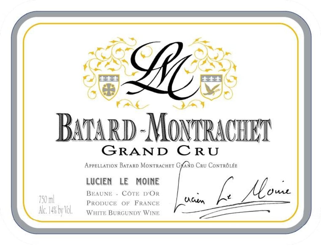 Lucien Le Moine Batard-Montrachet Grand Cru 2010 Front Label