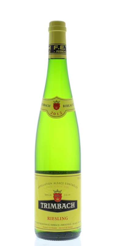Maison Trimbach Riesling 2012 Front Bottle Shot