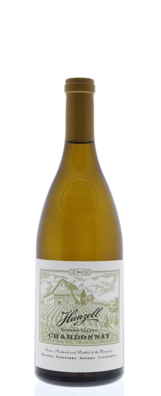 Hanzell Chardonnay 2012 Front Bottle Shot