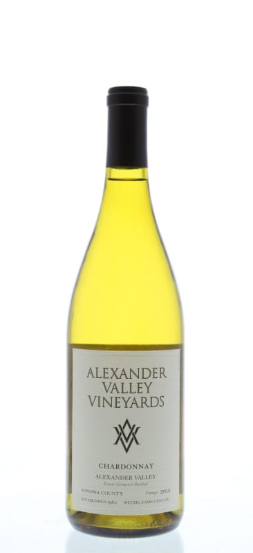 Alexander Valley Vineyards Estate Chardonnay 2013 Front Bottle Shot