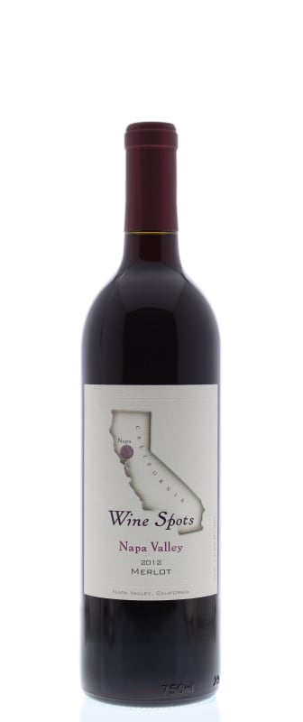 Wine Spots Napa Valley Merlot 2012 Front Bottle Shot