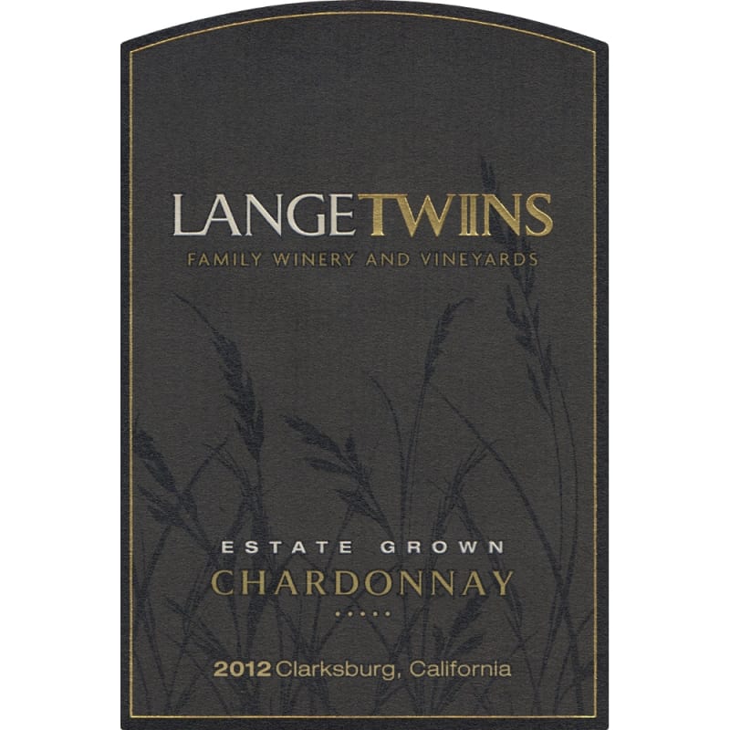 LangeTwins Estate Chardonnay 2012 Front Label