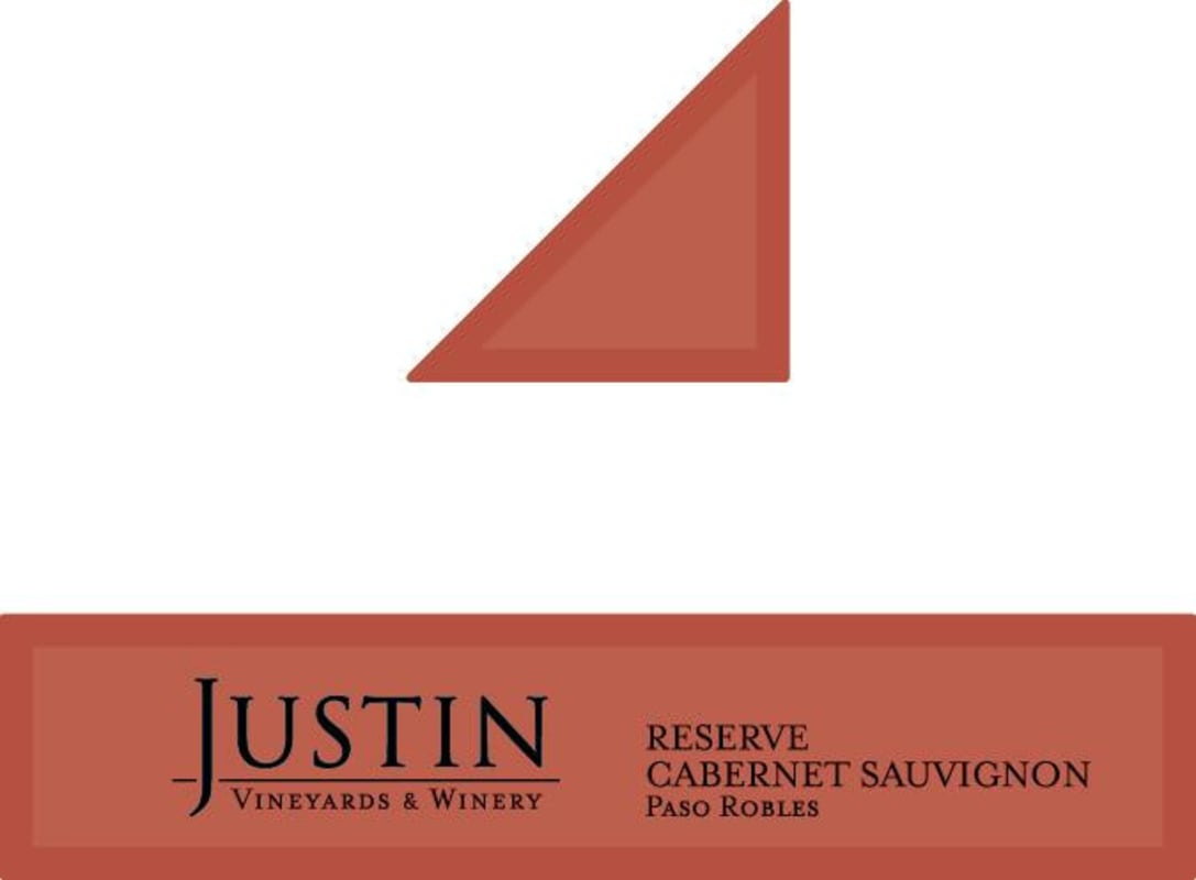 Justin Reserve Cabernet Sauvignon 2014 Front Label