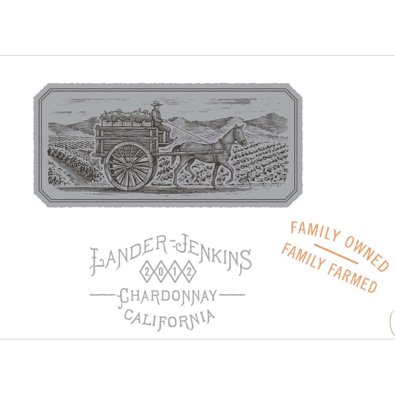 Lander-Jenkins Chardonnay 2012 Front Label
