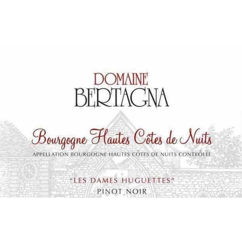 Domaine Bertagna Hautes Cotes de Nuits Pinot Noir 2010 Front Label