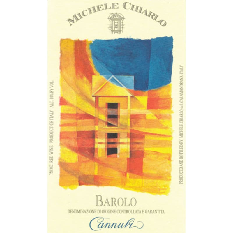 Michele Chiarlo Barolo Cannubi 2000 Front Label