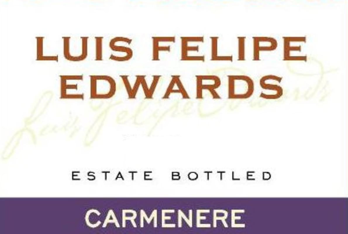 Luis Felipe Edwards Carmenere 2008 Front Label