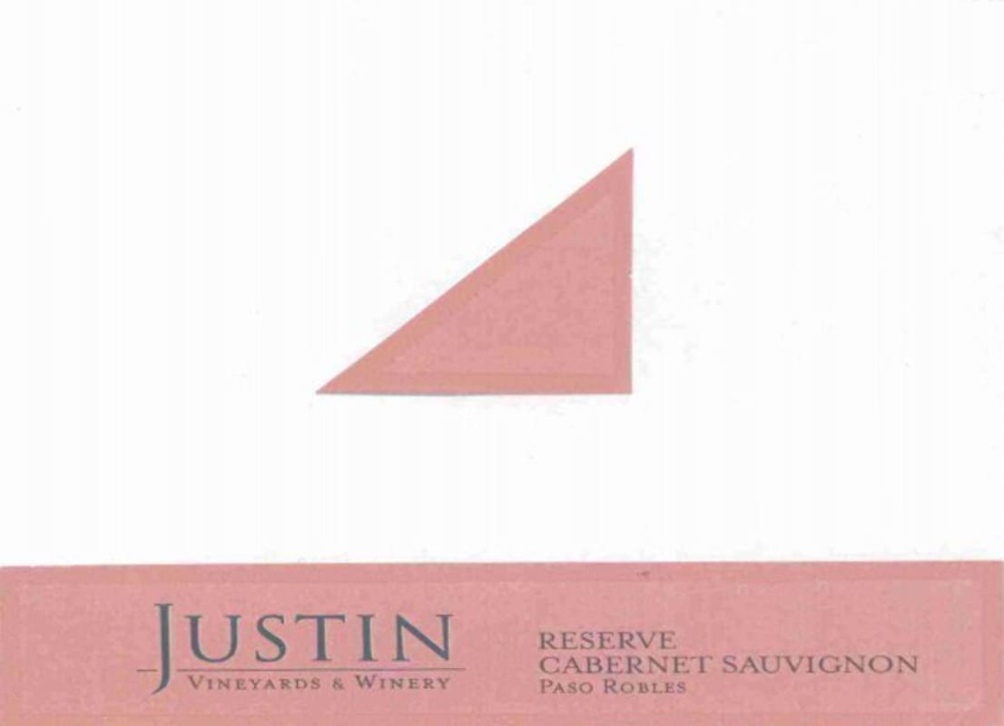 Justin Reserve Cabernet Sauvignon 2008 Front Label