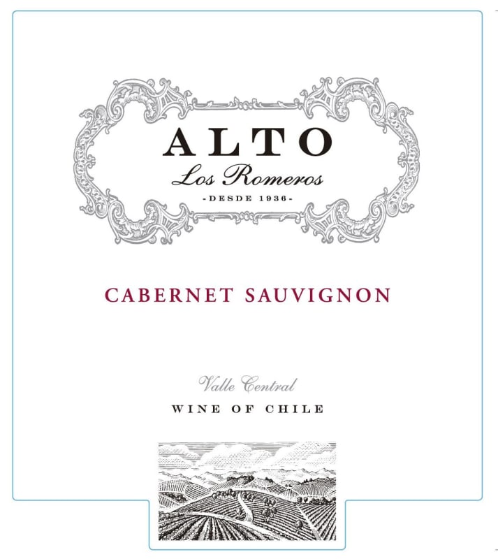 Luis Felipe Edwards Alto Los Romeros Cabernet Sauvignon 2015 Front Label