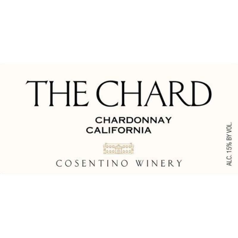 Cosentino The Chard 2012 Front Label