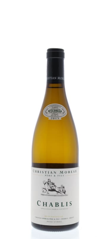 Christian Moreau Chablis 2013 Front Bottle Shot