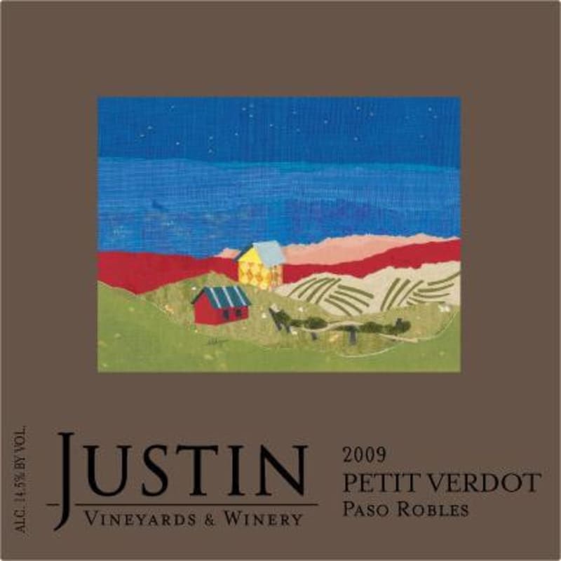 Justin Petit Verdot 2009 Front Label