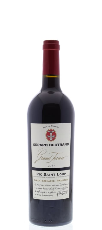 Gerard Bertrand Grand Terroir Pic Saint Loup 2011 Front Bottle Shot