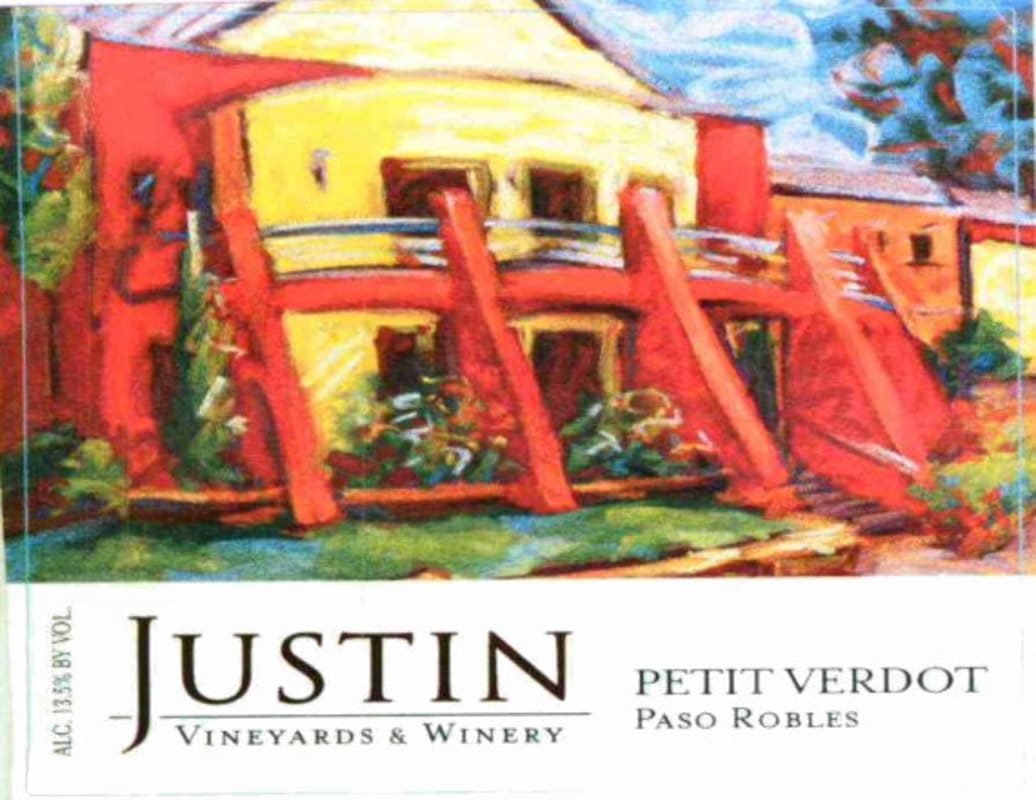 Justin Petit Verdot 2007 Front Label