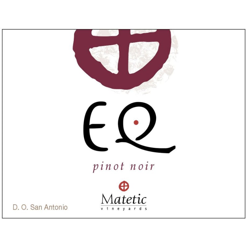 Matetic EQ Pinot Noir 2009 Front Label