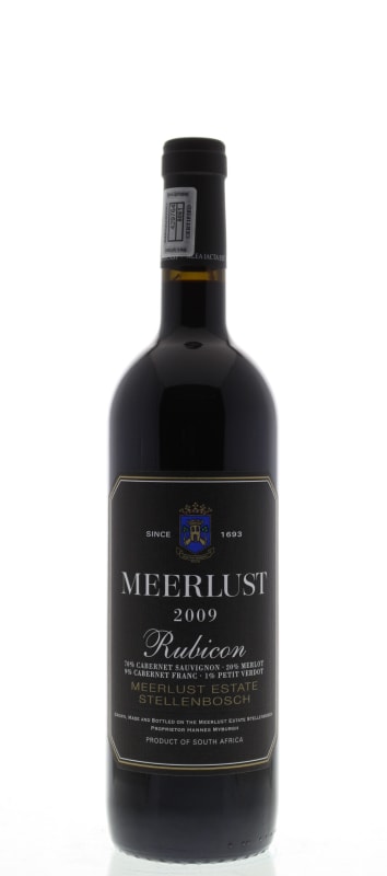 Meerlust Rubicon 2009 Front Bottle Shot