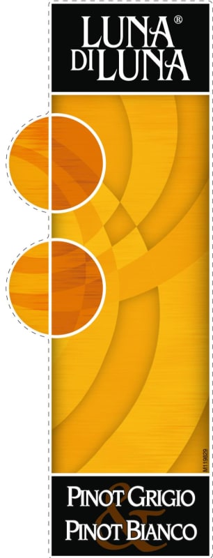Luna di Luna delle Venezie Pinot Grigio Pinot Bianco 2012 Front Label