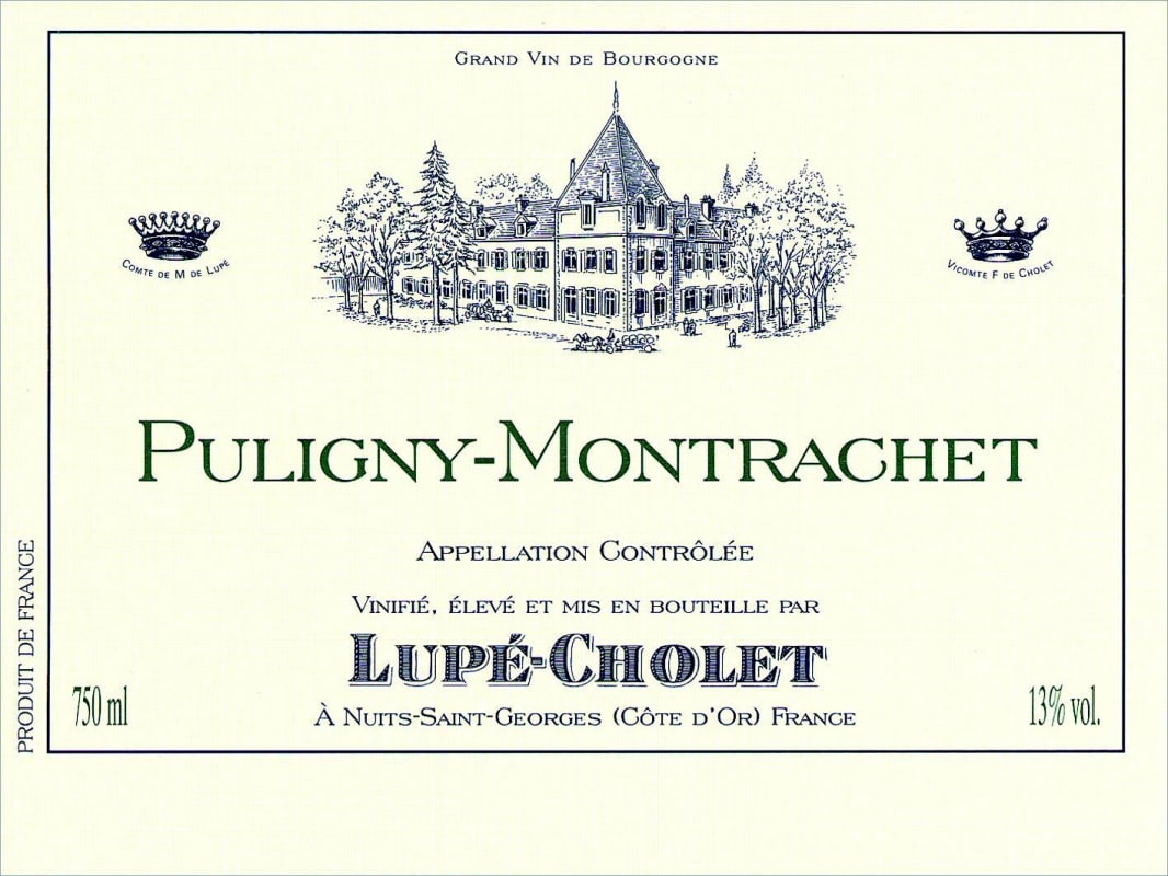 Lupe-Cholet Puligny-Montrachet 2012 Front Label