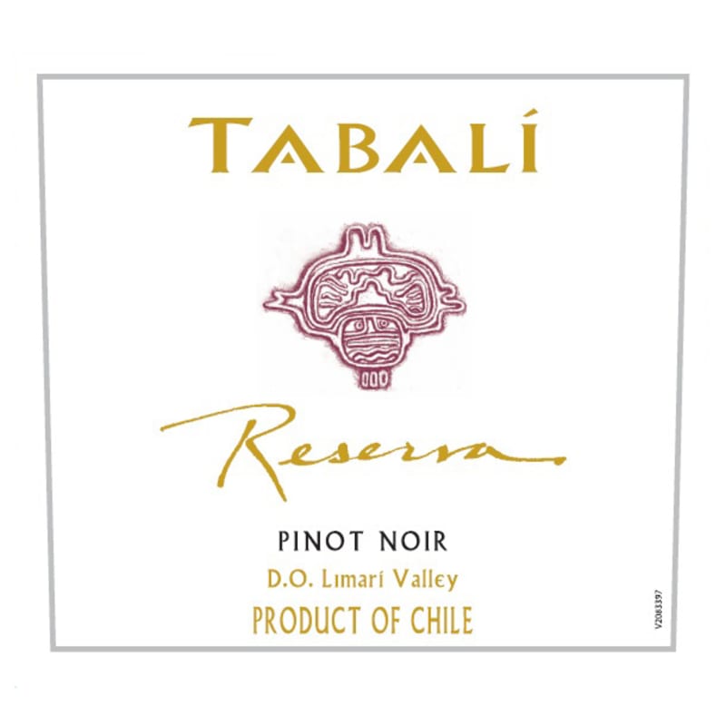 Tabali Reserva Pinot Noir 2013 Front Label