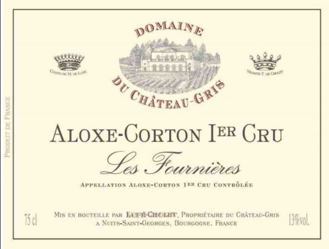 Lupe-Cholet Aloxe-Corton Les Fournieres Premier Cru 2010 Front Label