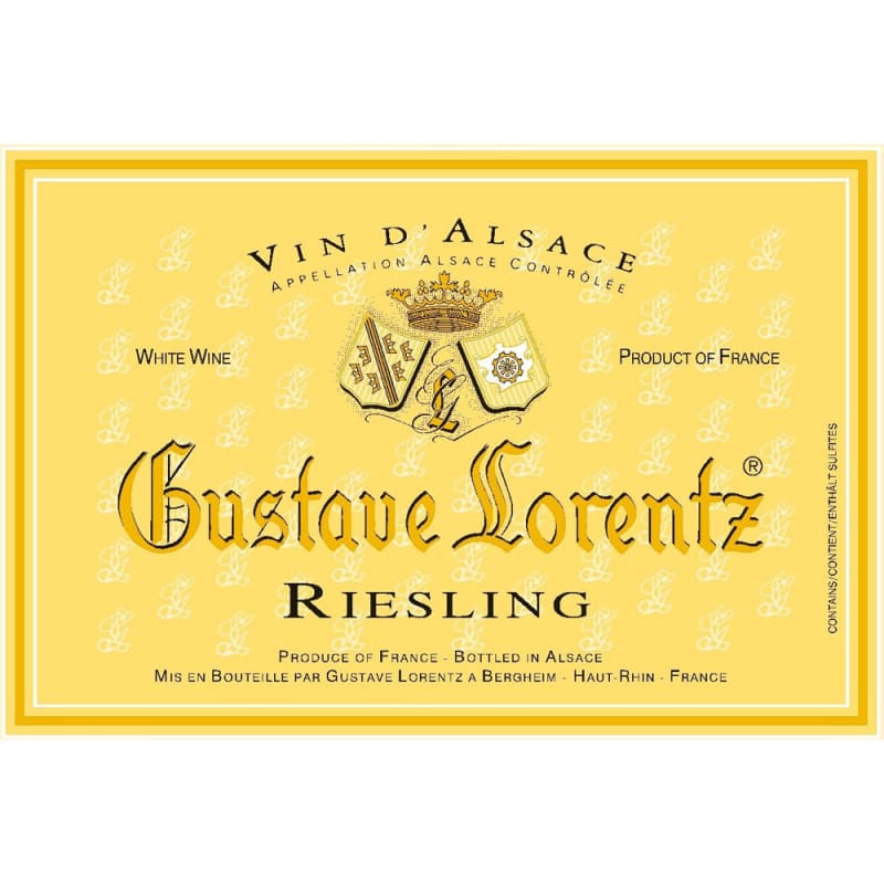 Gustave Lorentz Riesling Reserve 2009 Front Label
